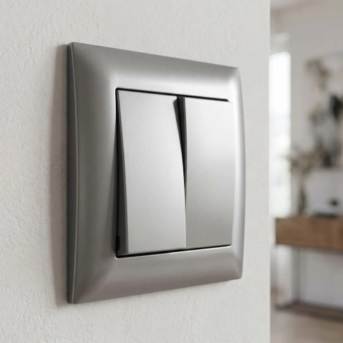 Toolight Double Switch Oste Jnh007-w Grey