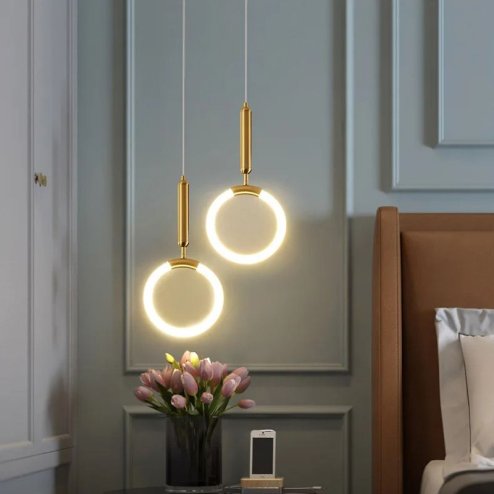 LED PENDANT LAMP TOOLIGHT LHJ058-CP1 4 BRUSHED GOLD