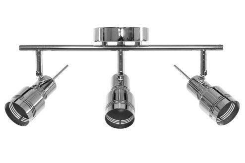 Ceiling Lamp Chandelier TOOLIGHT APP747-3C Spotlight 3 Chrome 3-light points GU10 18x46Cm