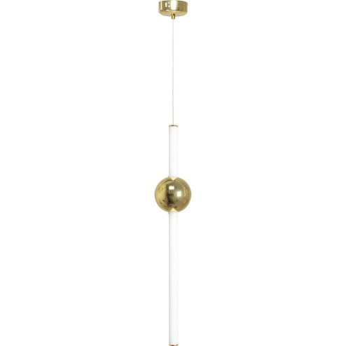 Pendant LED Lamp TOOLIGHT APP476-CP LONG White Gold 1-light point 12W 10x10x59-119cm
