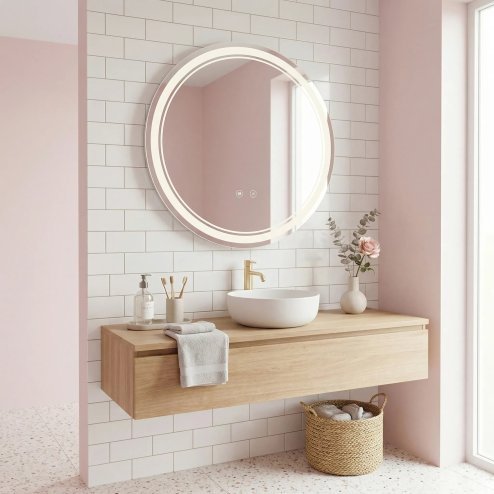 Mirror Rea Soft 70 Led Transparent