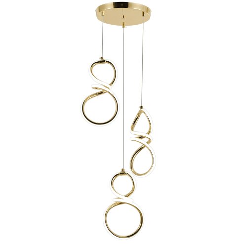 CEILING LAMP CHANDELIER TOOLIGHT G073-3CPR GOLD