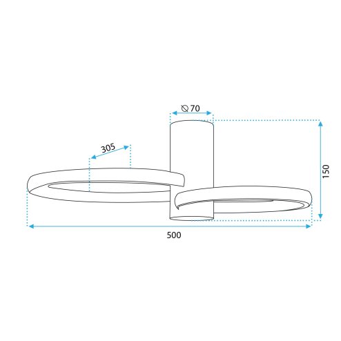Lamp APP1402-CW Gold
