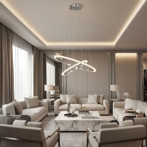 PENDANT CEILING LAMP TOOLIGHT LHJ045-CP2 BRUSH NICKEL