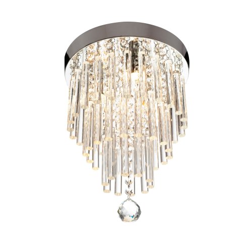 Ceiling Lamp Chandelier TOOLIGHT APP787-3C Cristal Round 3-light points G9 25x25x35Cm