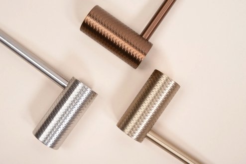 TOILET PAPER HOLDER REA 9711 PRISM BRUSH NICKEL