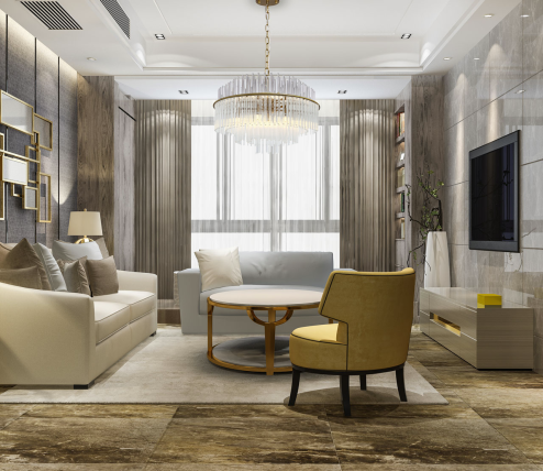 CEILING LAMP CHANDELIER TOOLIGHT APP1654-8CP GOLD 70CM