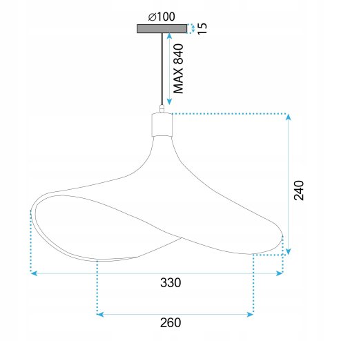 LAMP APP1642-1CP 30cm