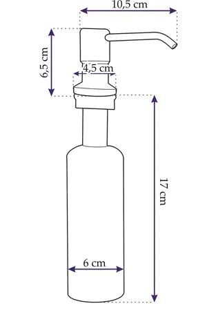 Soap Dispenser REA Brushed Steel