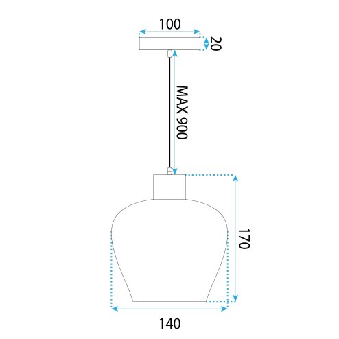 CEILING LAMP CHANDELIER TOOLIGHT APP1591-1CP BOHO WHITE BEIGE