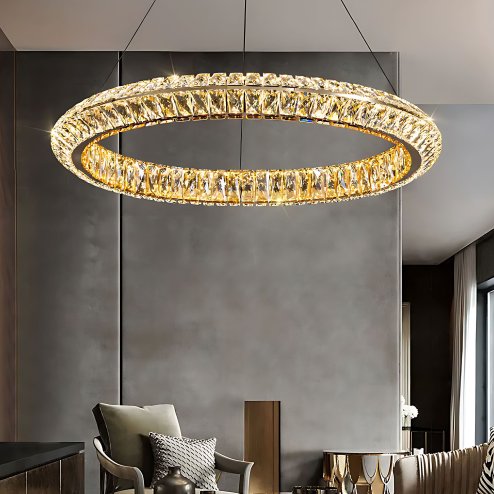 LED HANGING CEILING LAMP TOOLIGHT APP1768-CP GOLD 60CM