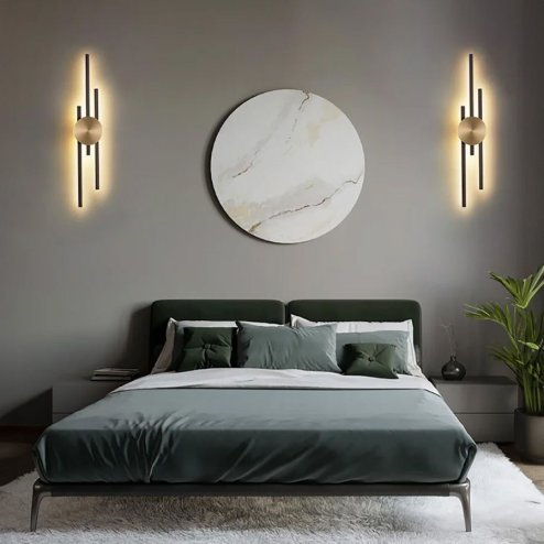Wall lamp LED APP1437-W BLACK GOLD