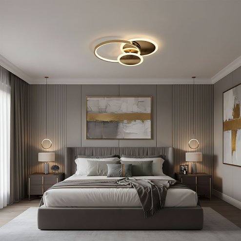 CEILING LAMP TOOLIGHT APP1710-C GOLD LED