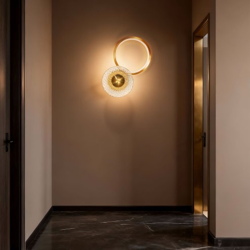 WALL LIGHT TOOLIGHT LHJ071-W BRUSH GOLD