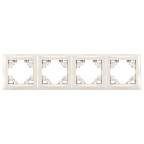 Toolight Quadruple Socket Frame Oste Jnh016-4f Beige Image