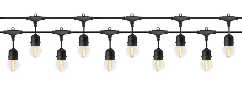 Outdoor garland black WOJ+14342