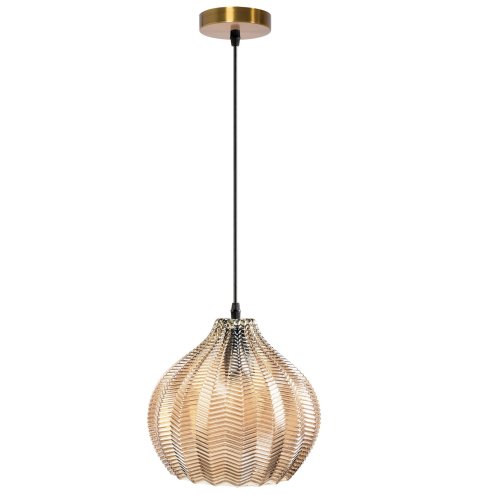 Pendant Lamp TOOLIGHT APP893-1CP Retro Glass Round 1-light point E27 23x23x20,5-110,5cm