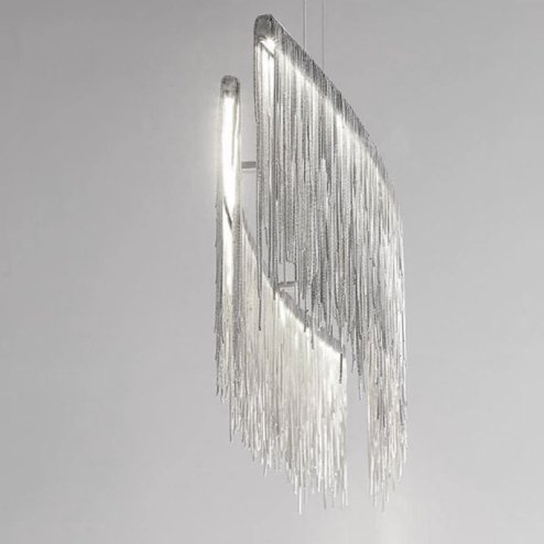 Pendant LED Lamp TOOLIGHT APP891-CP CHAIN 1-light point 38 W 22,5x100cm