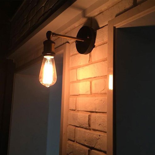 Wall Light Toolight APP618-1W E27 black / gold