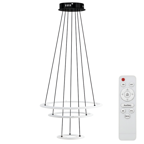 CEILING LAMP CHANDELIER TOOLIGHT LED G040-3CP BLACK