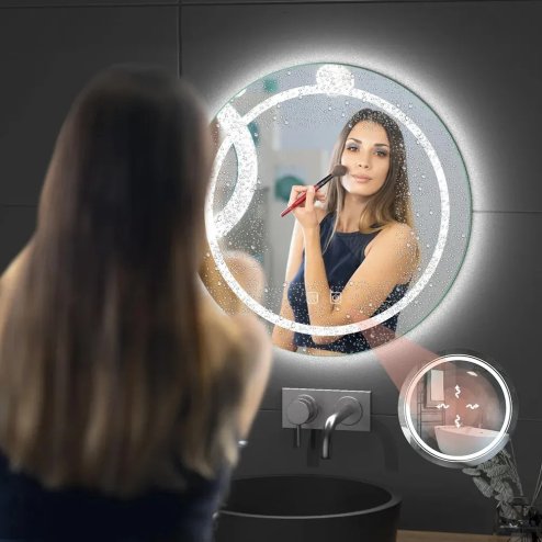 Bathroom LED Mirror REA BAS 50cm
