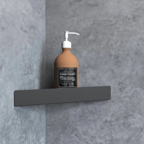 Bathroom Shelf Sf07 Black Matt