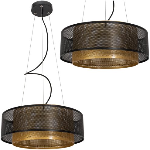Pendant LED Lamp TOOLIGHT APP1000-CP Mesh 1-light point 24W 40x40x15-105cm