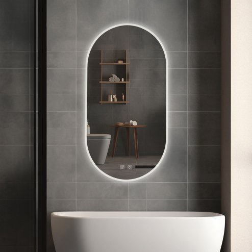 Mirror LED EGj 50x90 cm