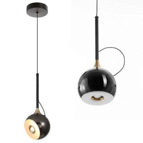 CEILING LAMP CHANDELIER TOOLIGHT G087-1CP BLACK CHROME