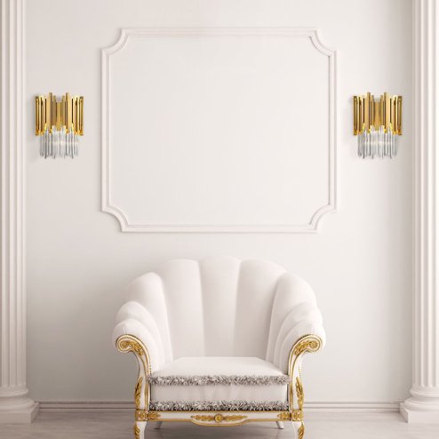Wall Light Toolight APP602-W E14 gold / transparent