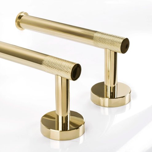 BATHROOM HOOK SET REA GRID GOLD 4 PIECES