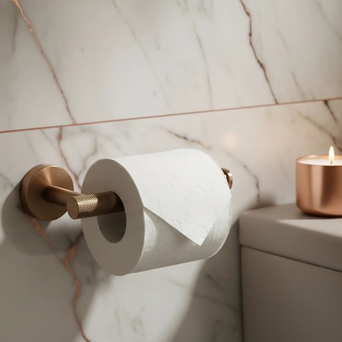 BATHROOM HOOK SET REA GRID BRUSH COPPER 4 PIECES
