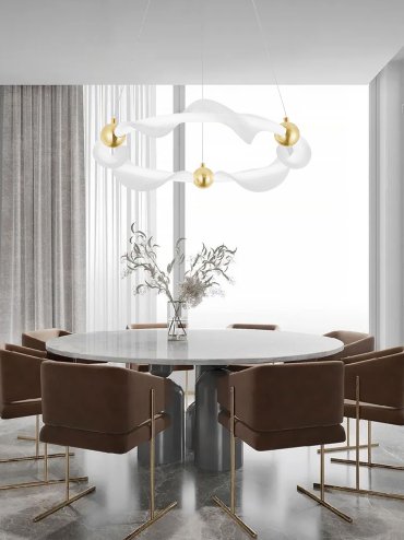 CEILING LAMP CHANDELIER TOOLIGHT LED G010-CP WHITE GOLD