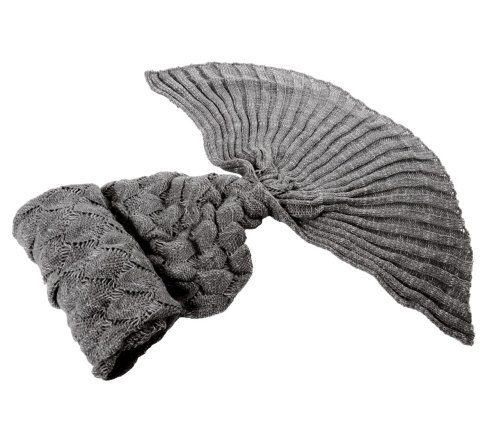 Blanket Mermaid Tail Grey