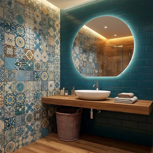MIRROR REA FABIO 80 LED
