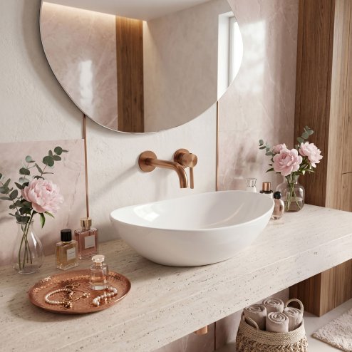 Washbasin Tap Rea Foster + Box Brush Copper