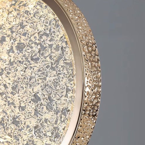CRYSTAL LED PENDANT LAMP TOOLIGHT LHJ100-1CP 22,5 GOLD