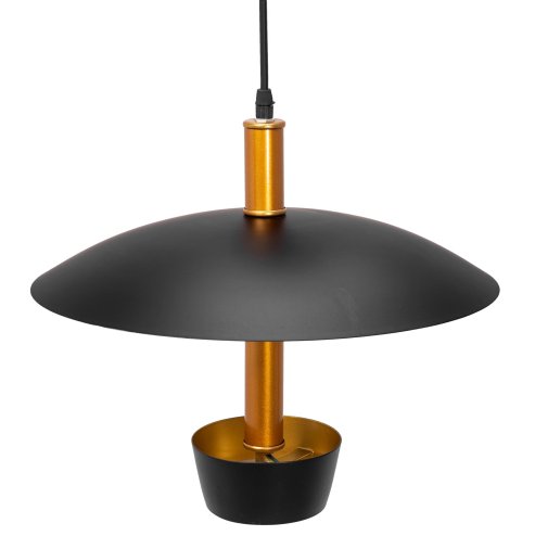 Pendant LED Lamp TOOLIGHT APP914-1CP Gold Black Round 1-light point 7W 35,5x30cm