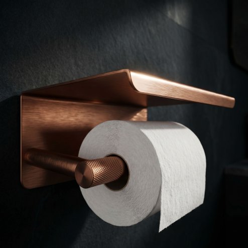 Paper Holder Rea 6613 Modern Brush Copper