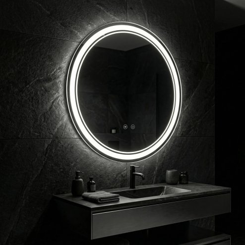 Mirror Rea Soft 70 Led Transparent