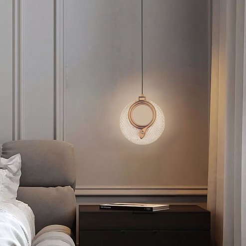CRYSTAL LED PENDANT LAMP TOOLIGHT LHJ110-1CP 80 GOLDEN