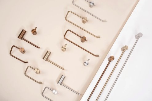 BATHROOM HANGER REA 9706 PRISM BRUSH COPPER