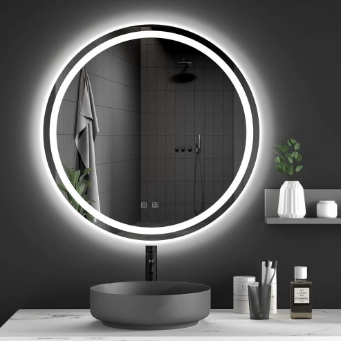 Bathroom LED Mirror REA BAS 50cm
