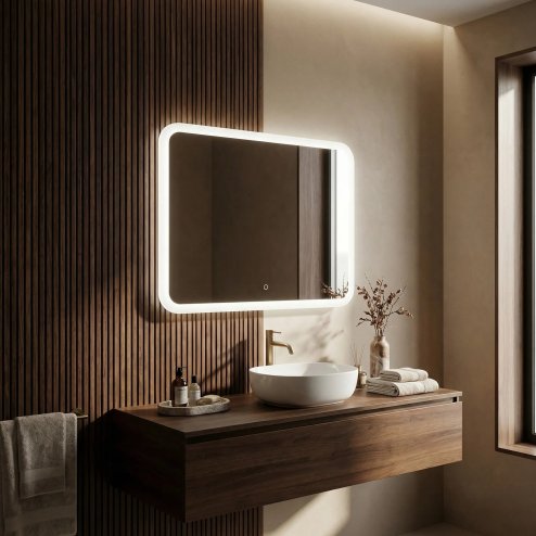 MIRROR REA TOP-3 80X60 TRANSPARENT 80X60 LED