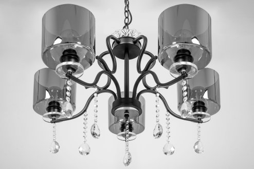 Pendant Lamp TOOLIGHT APP958-5CP Cristal 5-light points E27 65x65x34cm