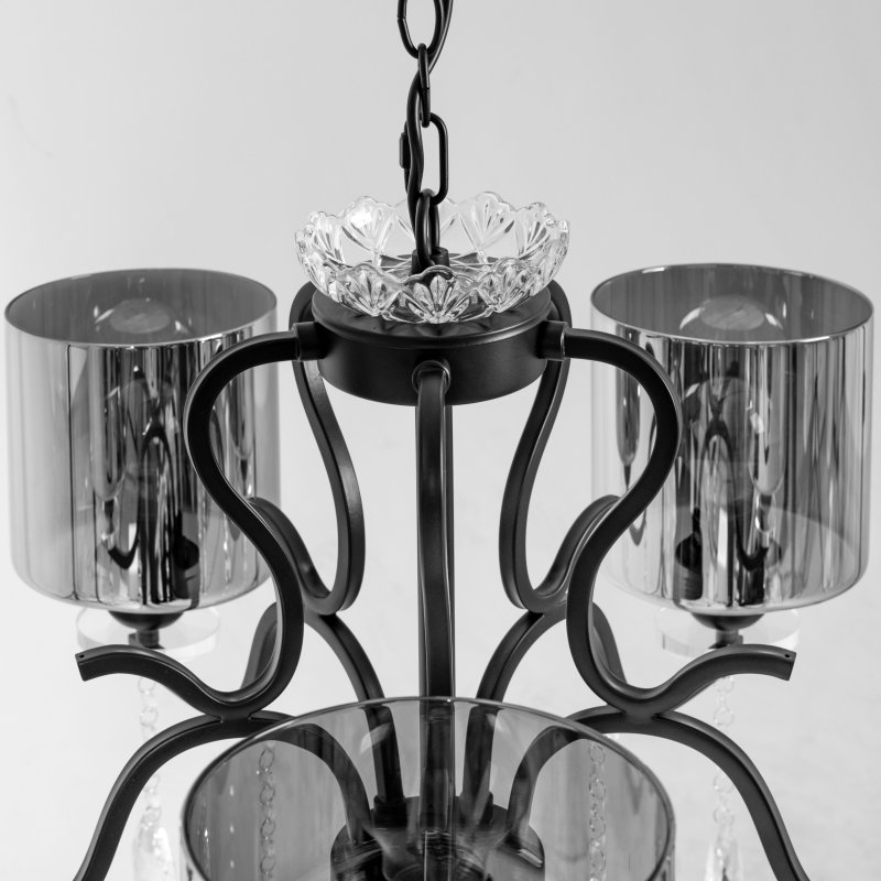 Pendant Lamp TOOLIGHT APP958-5CP Cristal 5-light points E27 65x65x34cm