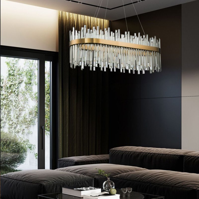 CEILING LAMP CHANDELIER TOOLIGHT APP1513-CP80 BRUSH GOLD