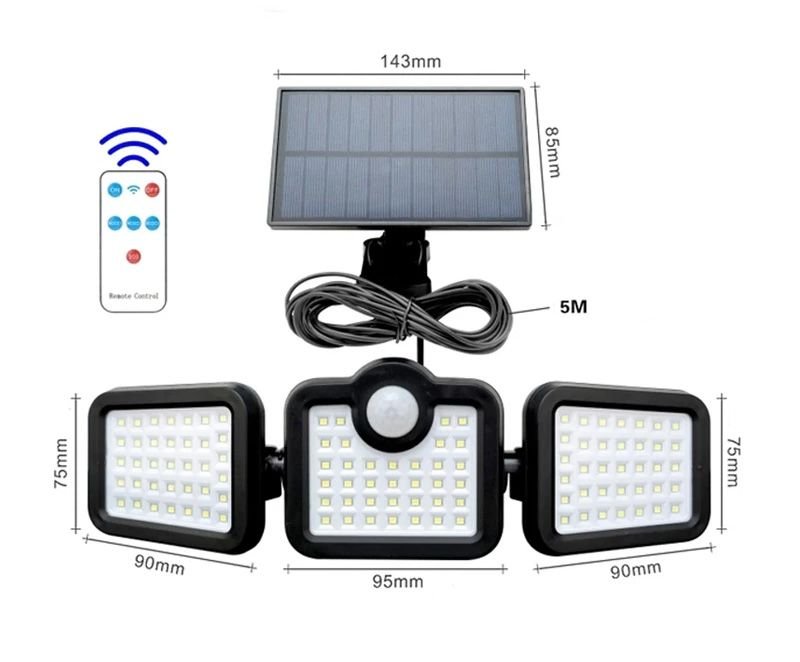 Solar LED lamp Garden TUTUMI P60182 Motion sensor