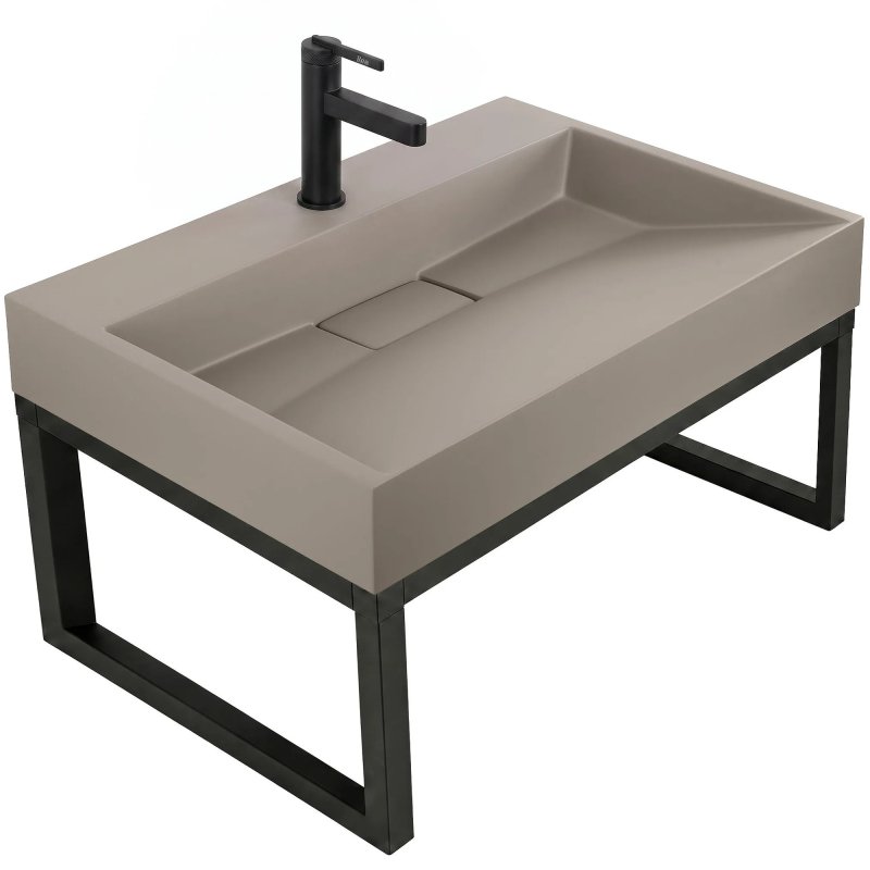 Rea Conglomerate Washbasin Goya Beige 70X46X14Cm
