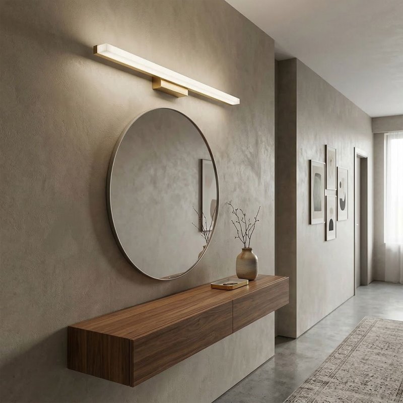 WALL LAMP REA APP1853-1W BRUSH GOLD